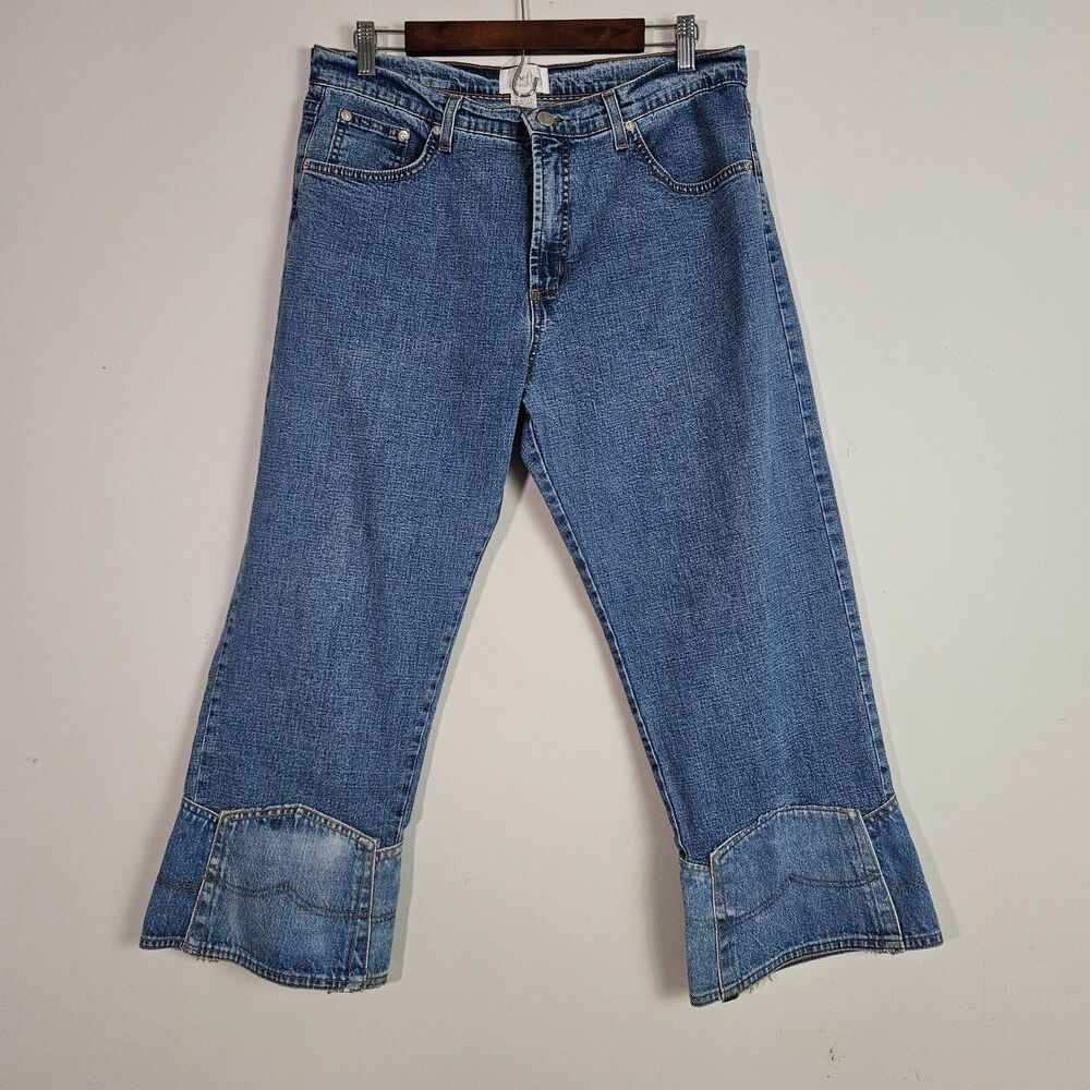Soft Surrouindings Vintage Jeans Large Blue Boho Custom Phoebe Buffay 90s Boho